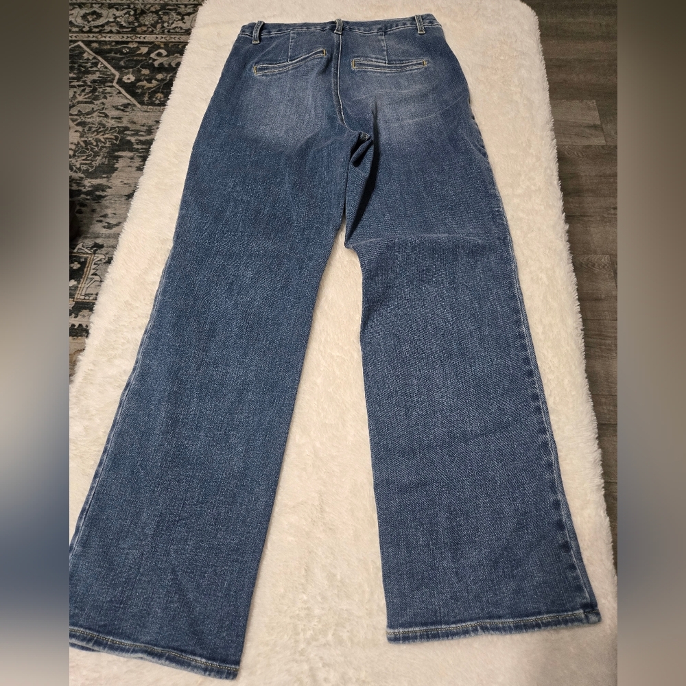 Express Jeans Modern Straight Mid Rise M Short Brand New - Picture 8 of 8
